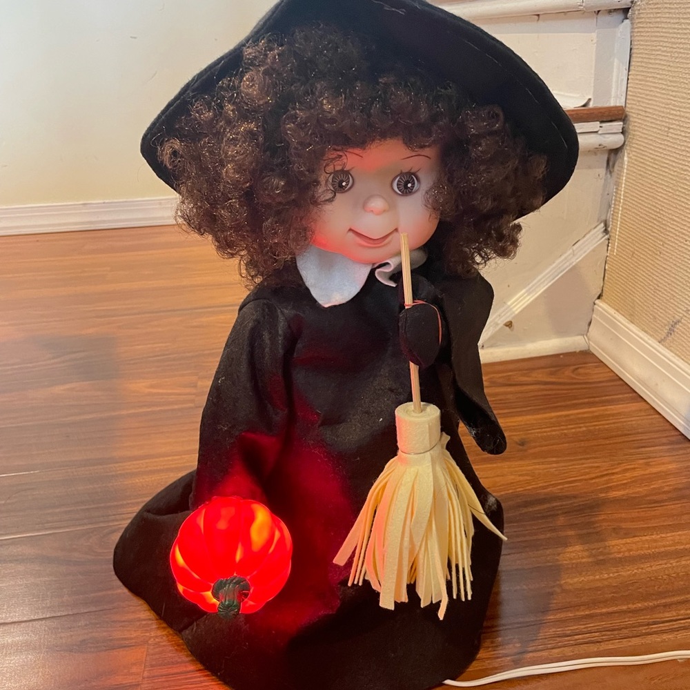 Halloween decoration witch .